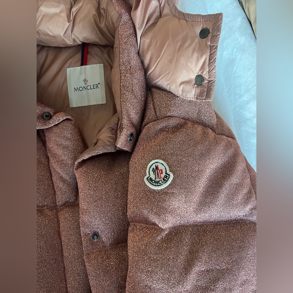 Moncler Pink Sparkly Puffer - Picture 2 of 6